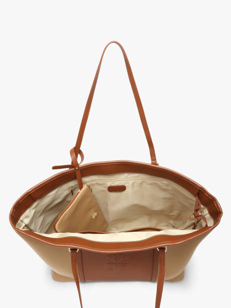 Schoudertas L Fran Nylon Laurent david Beige ld bags 887 ander zicht 3